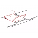 Стол обеденный SIGNAL FRESNO дуб артизан/черный 150-210/90